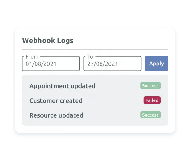 Registros de webhook
